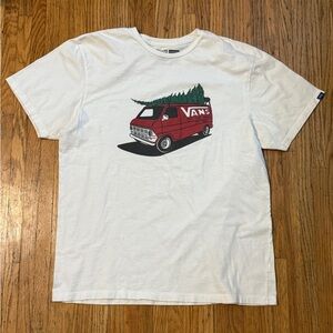 Vans White Christmas. Size Large